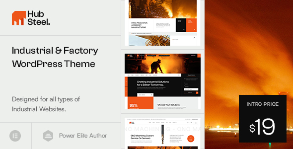 Hubsteel Preview Wordpress Theme - Rating, Reviews, Preview, Demo & Download