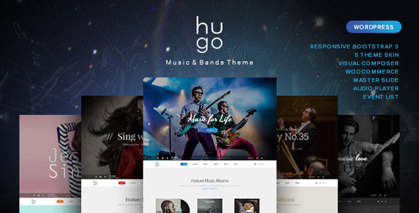 Hugo Preview Wordpress Theme - Rating, Reviews, Preview, Demo & Download