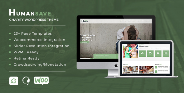 Humansave Preview Wordpress Theme - Rating, Reviews, Preview, Demo & Download