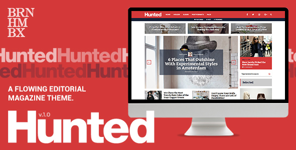 Hunted Preview Wordpress Theme - Rating, Reviews, Preview, Demo & Download