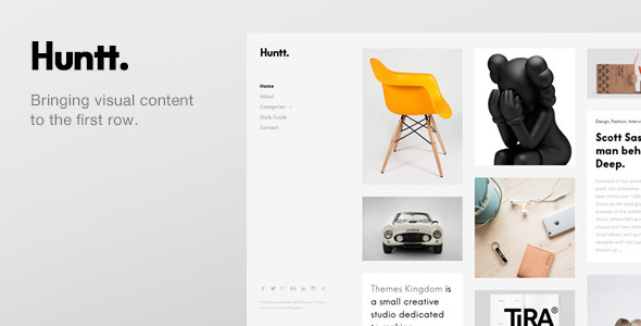 Huntt Preview Wordpress Theme - Rating, Reviews, Preview, Demo & Download