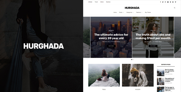 Hurghada Preview Wordpress Theme - Rating, Reviews, Preview, Demo & Download
