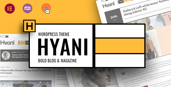 Hyani Preview Wordpress Theme - Rating, Reviews, Preview, Demo & Download