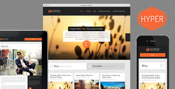 Hyper Preview Wordpress Theme - Rating, Reviews, Preview, Demo & Download