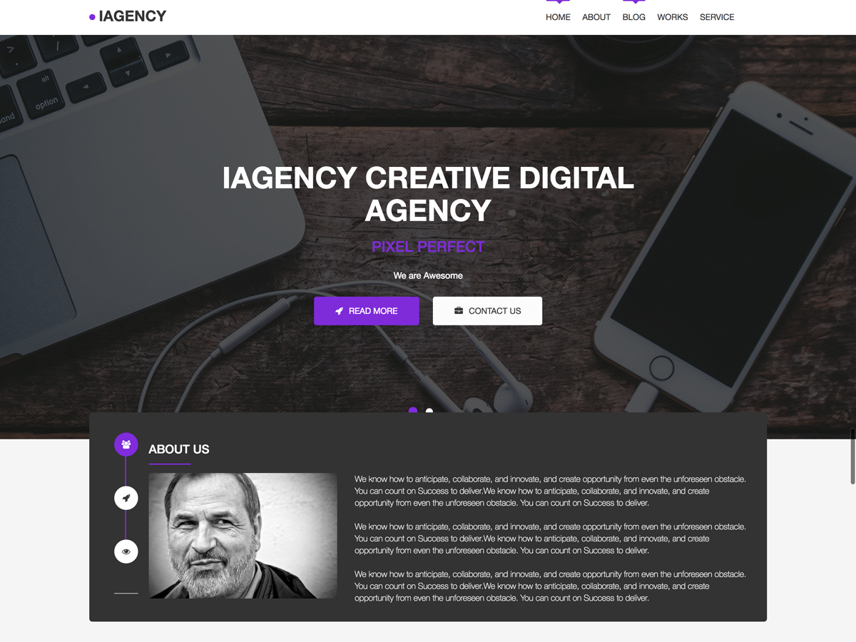 IAgency Preview Wordpress Theme - Rating, Reviews, Preview, Demo & Download
