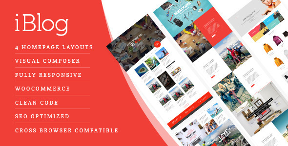IBlog Preview Wordpress Theme - Rating, Reviews, Preview, Demo & Download