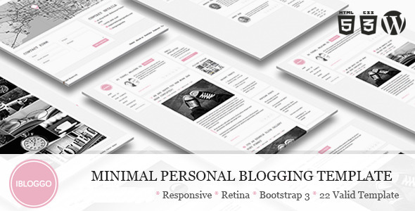 IBloggo Preview Wordpress Theme - Rating, Reviews, Preview, Demo & Download