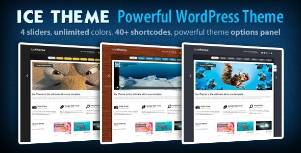 Ice Theme Preview Wordpress Theme - Rating, Reviews, Preview, Demo & Download