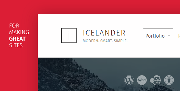 Icelander Preview Wordpress Theme - Rating, Reviews, Preview, Demo & Download
