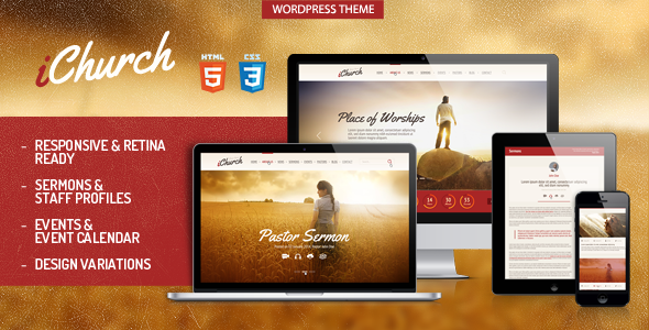 IChurch Preview Wordpress Theme - Rating, Reviews, Preview, Demo & Download