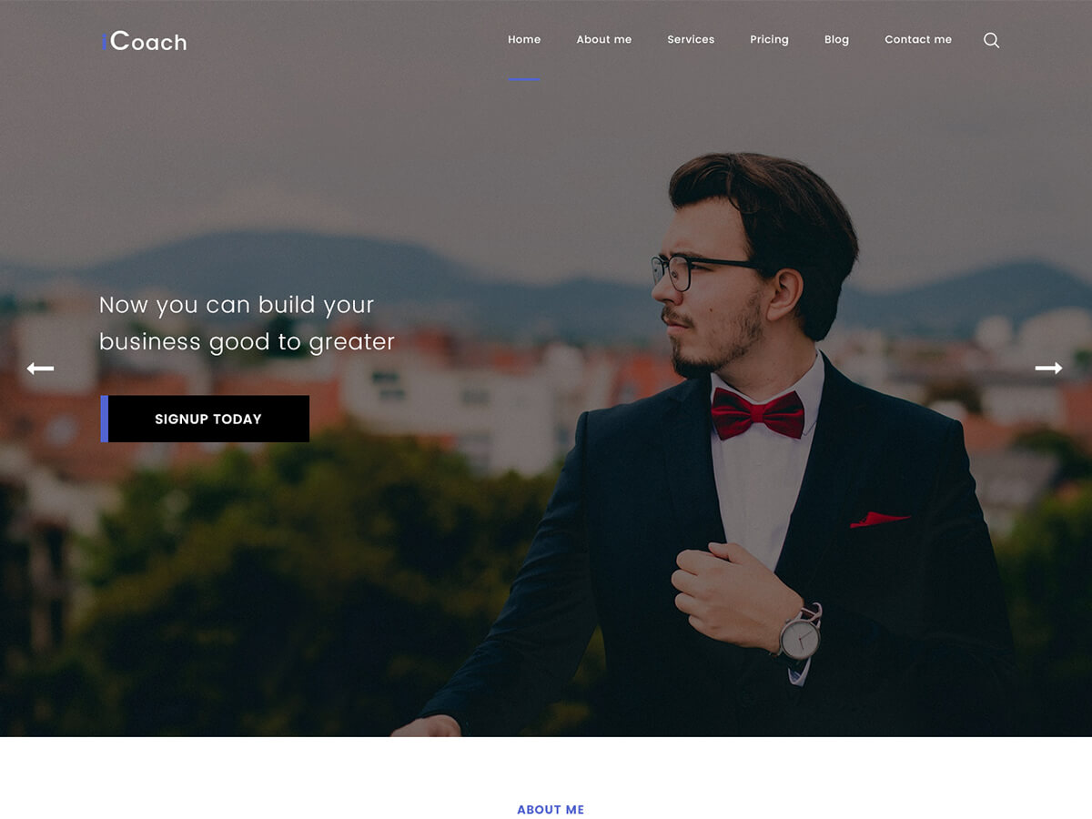ICoach Preview Wordpress Theme - Rating, Reviews, Preview, Demo & Download