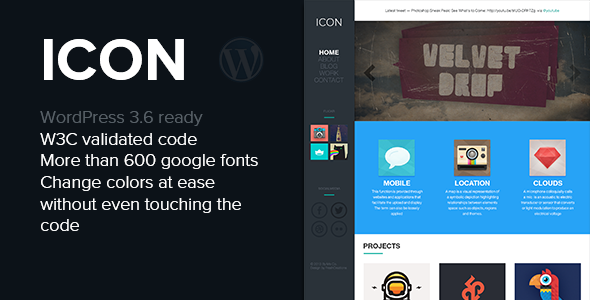 Icon Preview Wordpress Theme - Rating, Reviews, Preview, Demo & Download