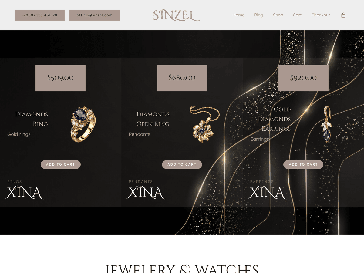 IConvert Jewelry Preview Wordpress Theme - Rating, Reviews, Preview, Demo & Download