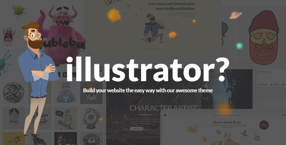 Illustrator Preview Wordpress Theme - Rating, Reviews, Preview, Demo & Download