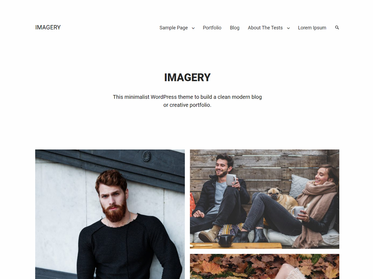 Imagery Preview Wordpress Theme - Rating, Reviews, Preview, Demo & Download