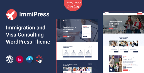 ImmiPress Preview Wordpress Theme - Rating, Reviews, Preview, Demo & Download