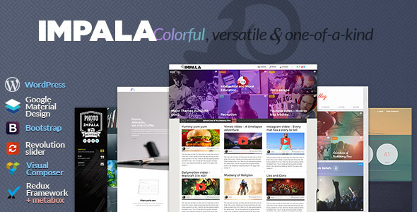 Impala Preview Wordpress Theme - Rating, Reviews, Preview, Demo & Download