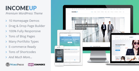 IncomeUp Preview Wordpress Theme - Rating, Reviews, Preview, Demo & Download