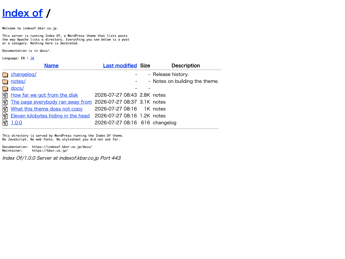 Index Of Preview Wordpress Theme - Rating, Reviews, Preview, Demo & Download