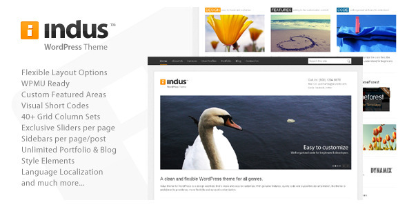 Indus Preview Wordpress Theme - Rating, Reviews, Preview, Demo & Download