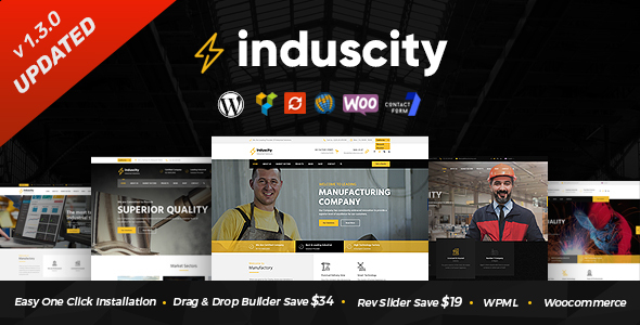 Induscity Preview Wordpress Theme - Rating, Reviews, Preview, Demo & Download