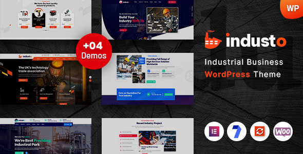 Industo Preview Wordpress Theme - Rating, Reviews, Preview, Demo & Download