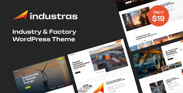 Industras Preview Wordpress Theme - Rating, Reviews, Preview, Demo & Download