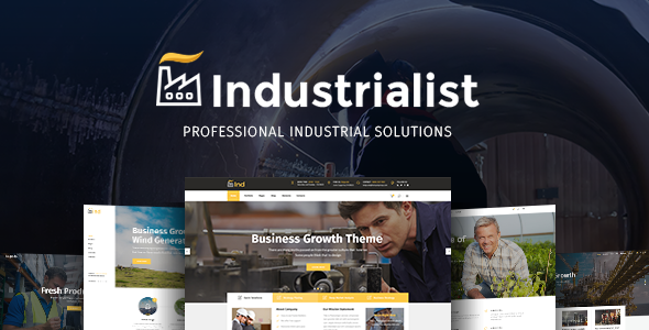 Industrialist Preview Wordpress Theme - Rating, Reviews, Preview, Demo & Download