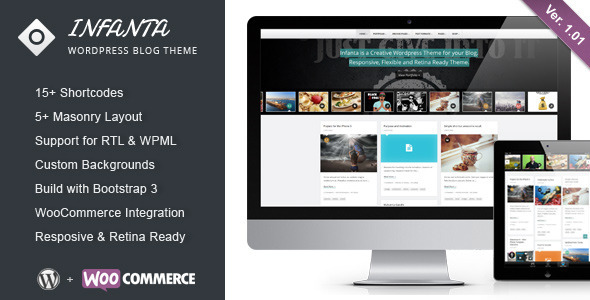 Infanta Preview Wordpress Theme - Rating, Reviews, Preview, Demo & Download