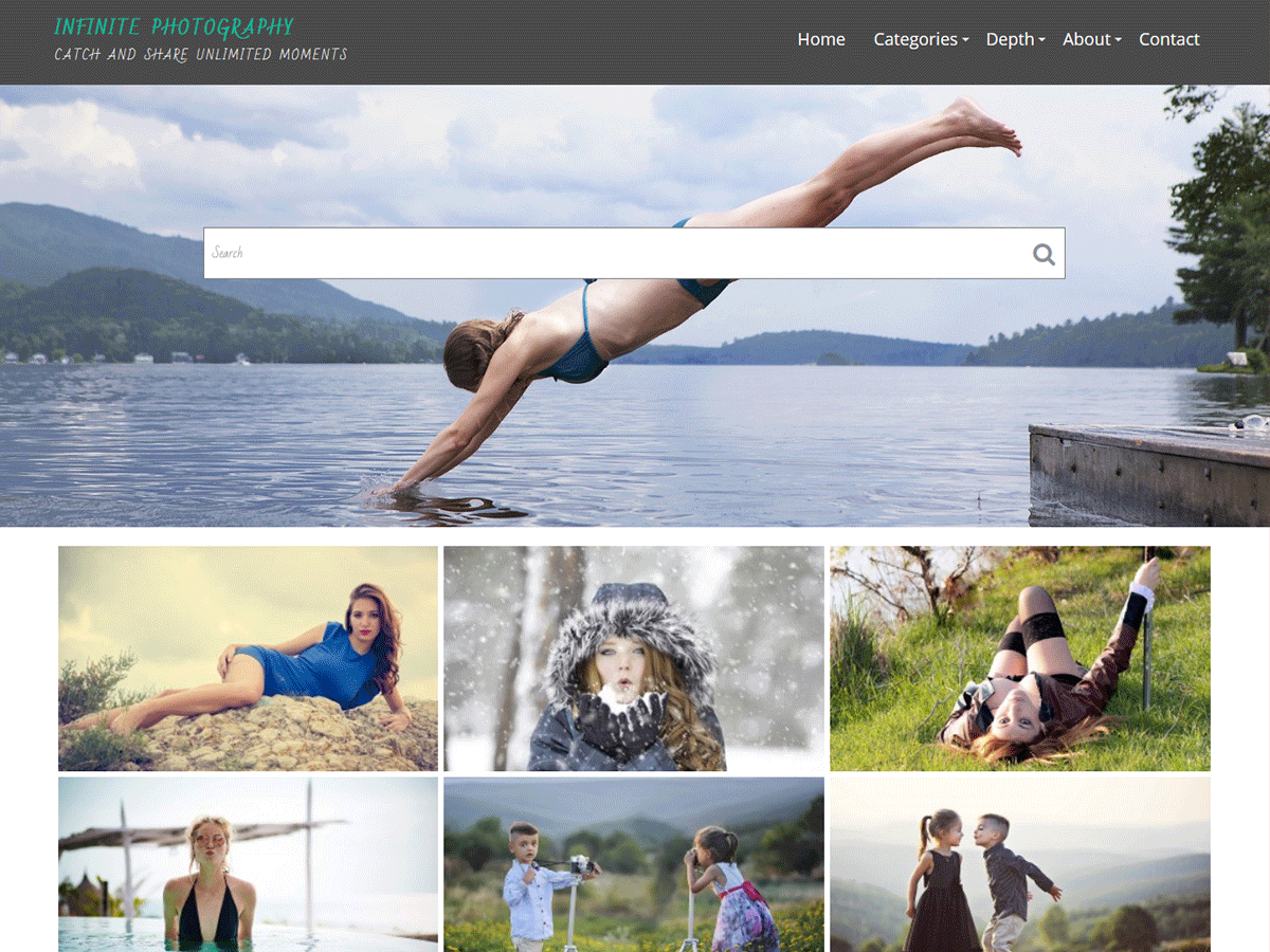 Infinite Photography Preview Wordpress Theme - Rating, Reviews, Preview, Demo & Download