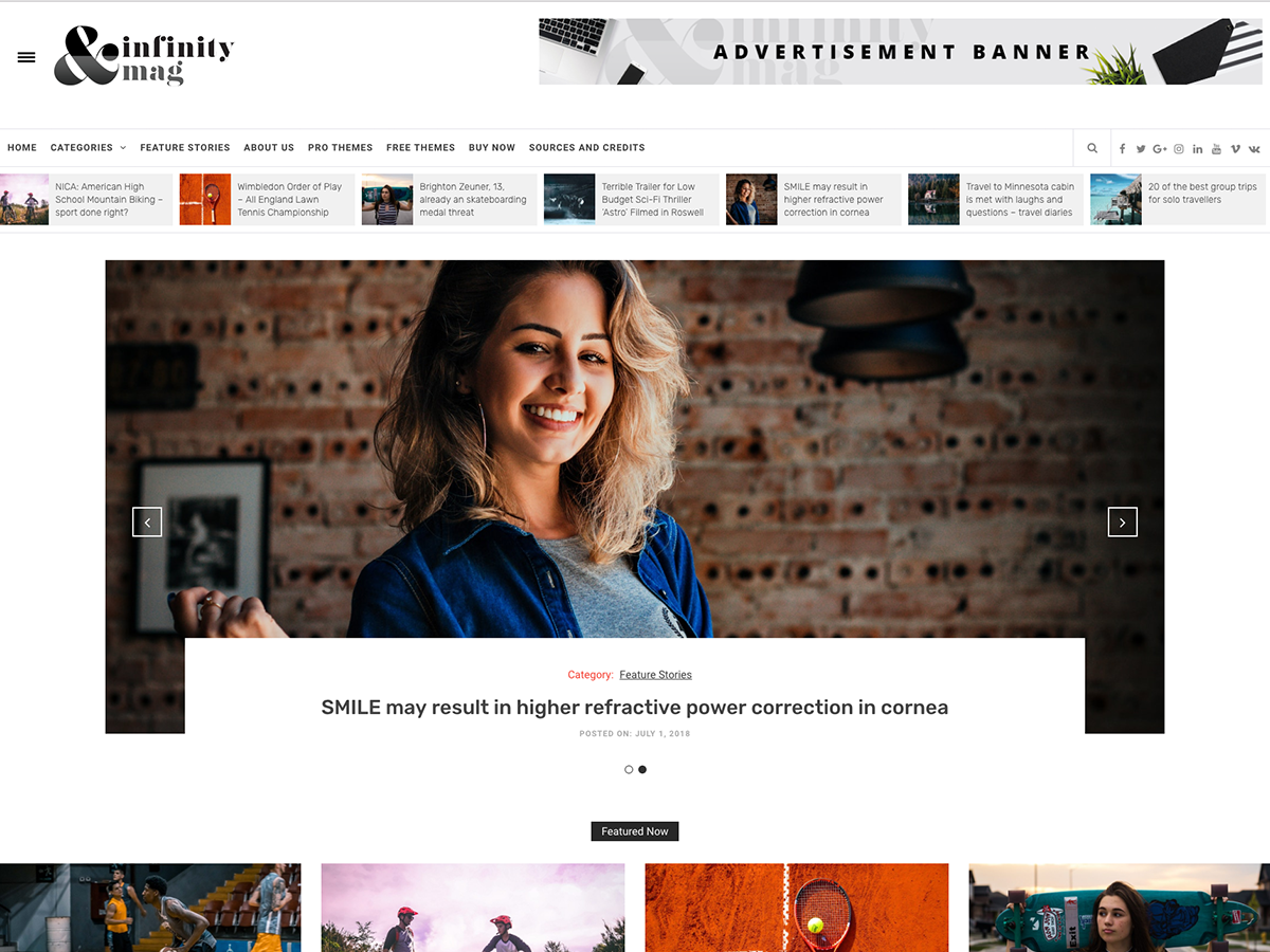 Infinity Mag Preview Wordpress Theme - Rating, Reviews, Preview, Demo & Download