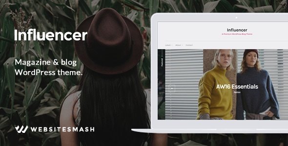 Influencer Preview Wordpress Theme - Rating, Reviews, Preview, Demo & Download