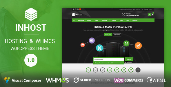 InHost Preview Wordpress Theme - Rating, Reviews, Preview, Demo & Download