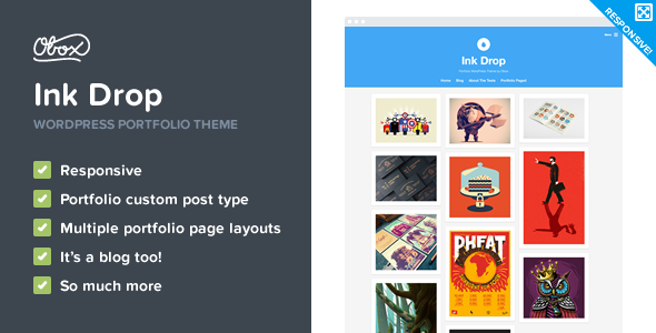 Ink Drop Preview Wordpress Theme - Rating, Reviews, Preview, Demo & Download