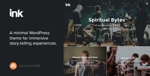 Ink Preview Wordpress Theme - Rating, Reviews, Preview, Demo & Download
