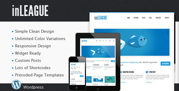 InLEAGUE Responsive Preview Wordpress Theme - Rating, Reviews, Preview, Demo & Download