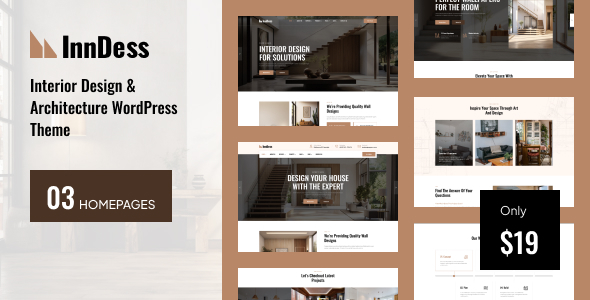 Inndess Preview Wordpress Theme - Rating, Reviews, Preview, Demo & Download