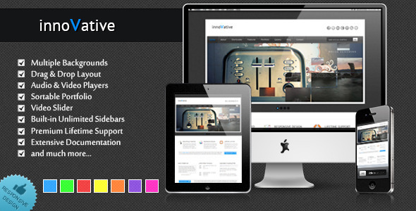 InnoVative Preview Wordpress Theme - Rating, Reviews, Preview, Demo & Download