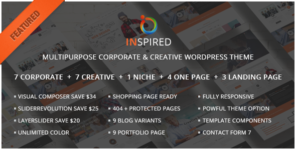 Inspired Preview Wordpress Theme - Rating, Reviews, Preview, Demo & Download