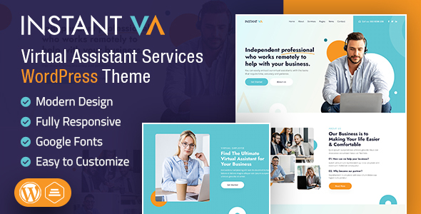 Instant VA Preview Wordpress Theme - Rating, Reviews, Preview, Demo & Download