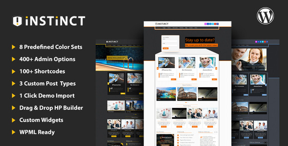 Instinct Preview Wordpress Theme - Rating, Reviews, Preview, Demo & Download