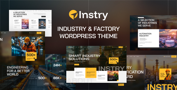 Instry Preview Wordpress Theme - Rating, Reviews, Preview, Demo & Download