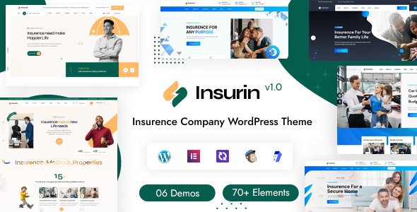 Insurin Preview Wordpress Theme - Rating, Reviews, Preview, Demo & Download