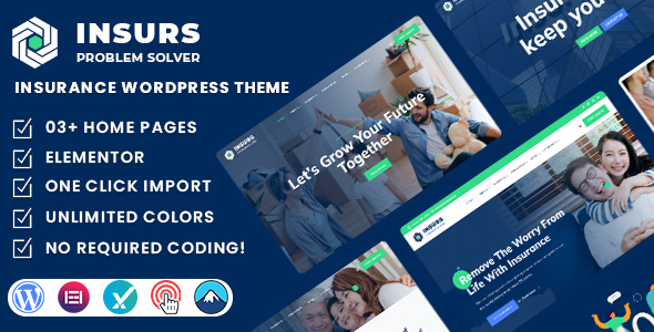 Insurs Preview Wordpress Theme - Rating, Reviews, Preview, Demo & Download