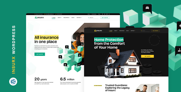 Insurx Preview Wordpress Theme - Rating, Reviews, Preview, Demo & Download