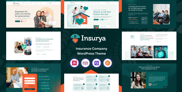 Insurya Preview Wordpress Theme - Rating, Reviews, Preview, Demo & Download