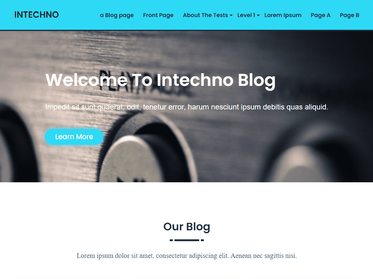 Intechno Preview Wordpress Theme - Rating, Reviews, Preview, Demo & Download
