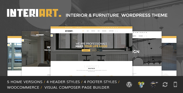 InteriArt Preview Wordpress Theme - Rating, Reviews, Preview, Demo & Download