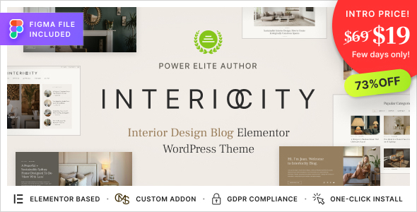 Interiocity Preview Wordpress Theme - Rating, Reviews, Preview, Demo & Download