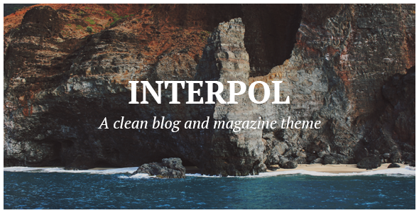 Interpol Preview Wordpress Theme - Rating, Reviews, Preview, Demo & Download